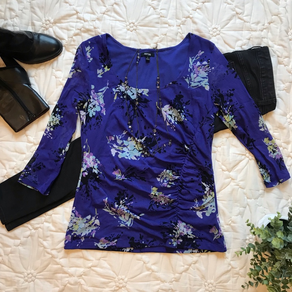 Apt. 9 Pretty Purple Top